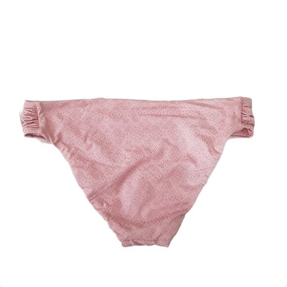 NWT Lucky Brand Dusty Pink Scrunch Bikini Bottom XS - Picture 8 of 12